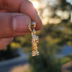 14K or 18K Gold Statue Of Liberty Pendant