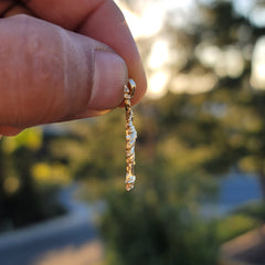 14K oder 18K Gold Anhänger Freiheitsstatue