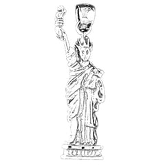 14K or 18K Gold Statue Of Liberty Pendant