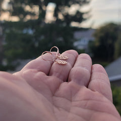 14K or 18K Gold Snowflake Pendant