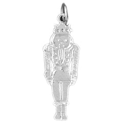 14K or 18K Gold Nutcracker Pendant