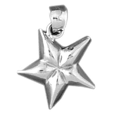 14K or 18K Gold Star Pendant