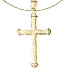 14K or 18K Gold Other Cross Pendant