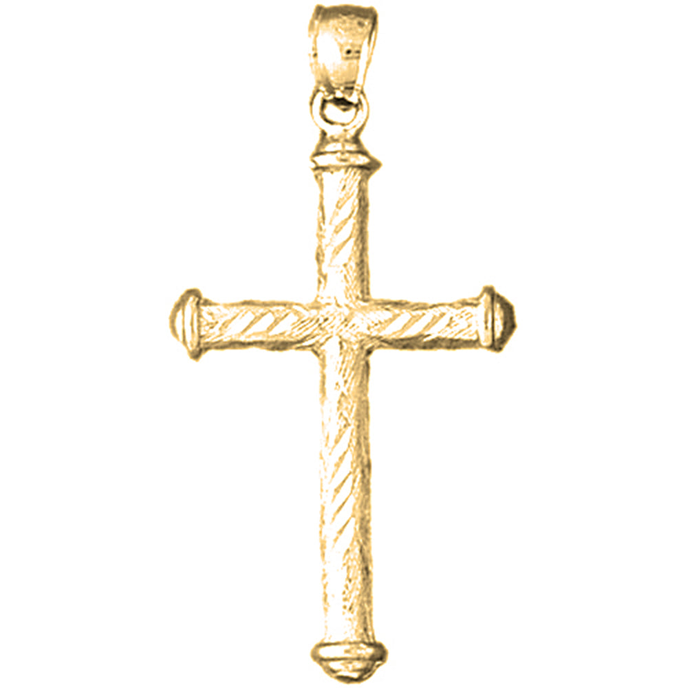 14K or 18K Gold Other Cross Pendant