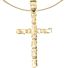 14K or 18K Gold Other Cross Pendant