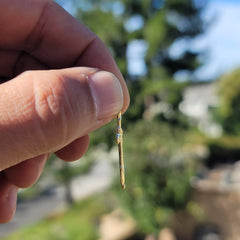 14K or 18K Gold Methodist Cross Pendant
