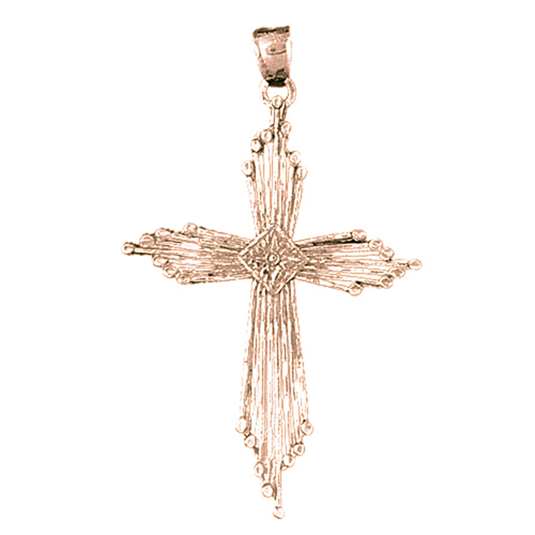 14K or 18K Gold Other Cross Pendant