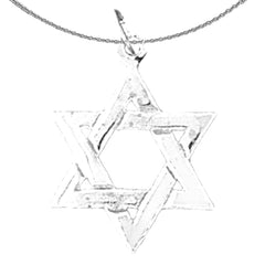 Colgante Estrella de David de Oro de 14K o 18K
