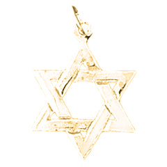 14K or 18K Gold Star of David Pendant
