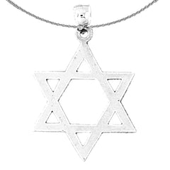 Colgante Estrella de David de Oro de 14K o 18K