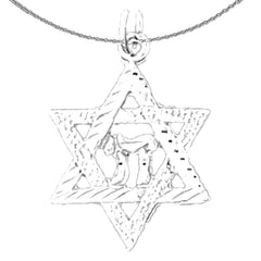Colgante Estrella de David de Oro de 14K o 18K