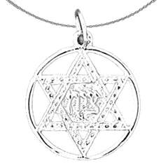 Colgante Estrella de David de Oro de 14K o 18K