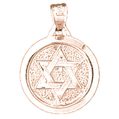 14K or 18K Gold Star of David Pendant