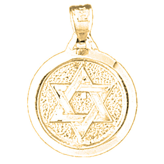 14K or 18K Gold Star of David Pendant