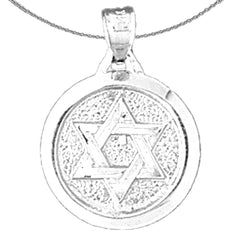 Colgante Estrella de David de Oro de 14K o 18K