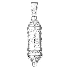 14K or 18K Gold Torah Scroll Pendant