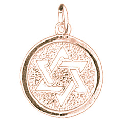 14K or 18K Gold Star of David Pendant