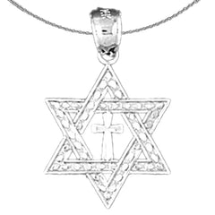 Colgante Estrella de David de Oro de 14K o 18K