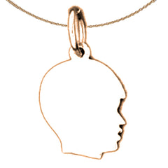 14K or 18K Gold Hand-cut Pendant