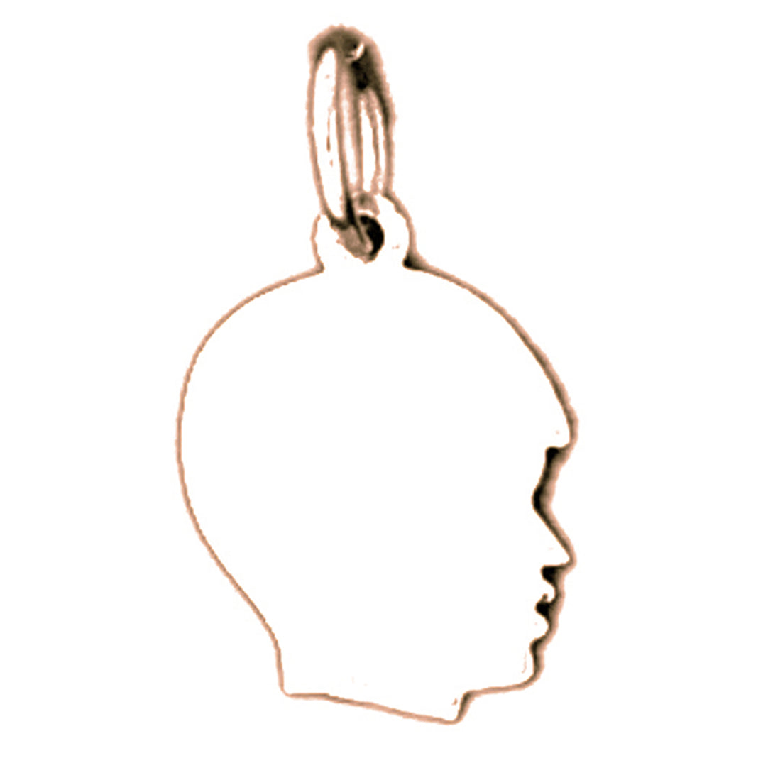 14K or 18K Gold Hand-cut Pendant