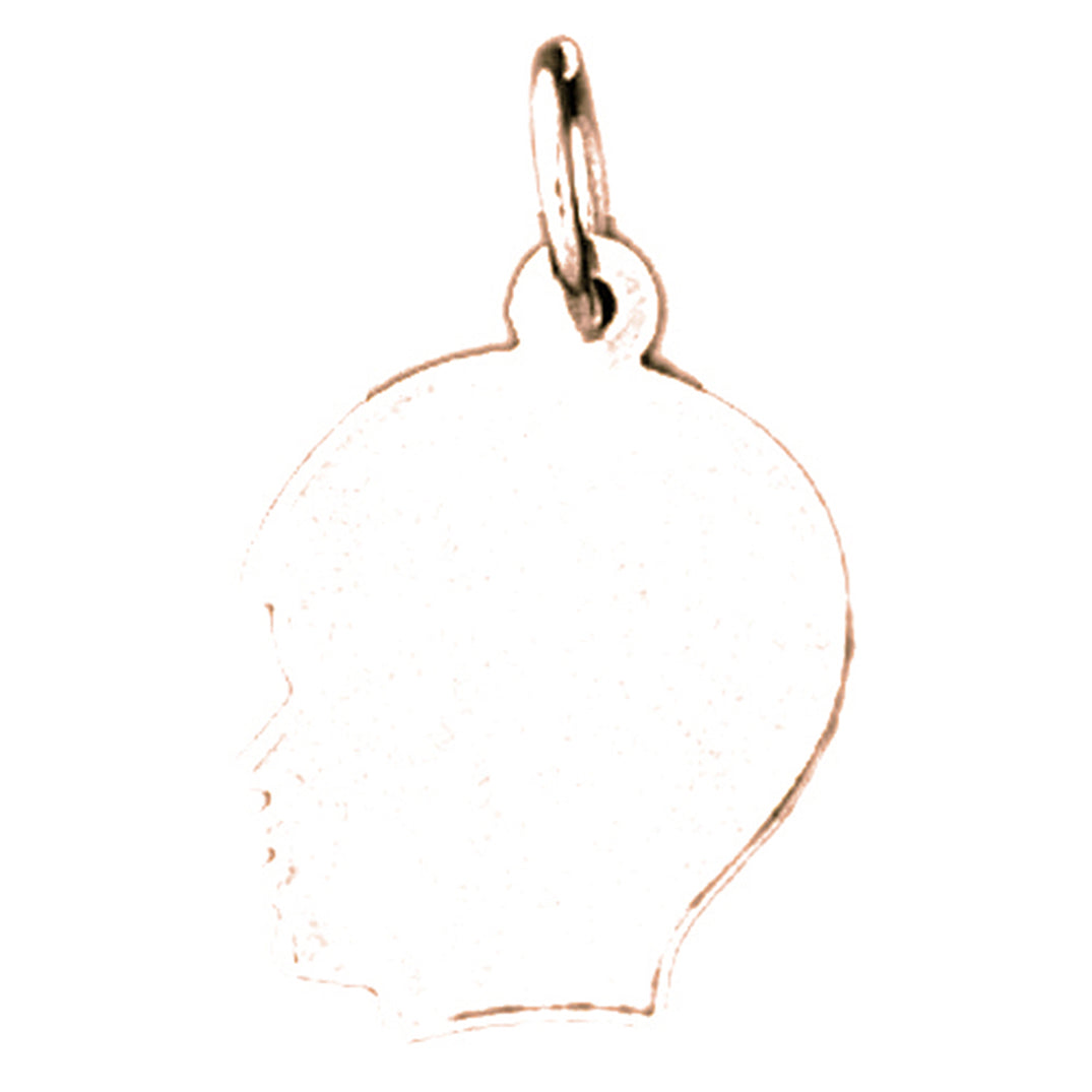 14K or 18K Gold Hand-cut Pendant