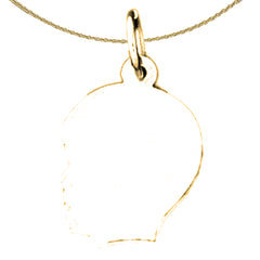 14K or 18K Gold Hand-cut Pendant
