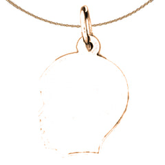 14K or 18K Gold Hand-cut Pendant