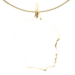 14K or 18K Gold Hand-cut Pendant