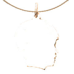 14K or 18K Gold Hand-cut Pendant