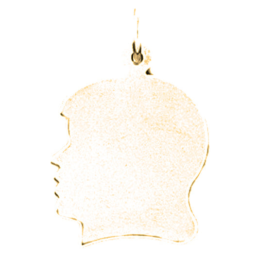 14K or 18K Gold Hand-cut Pendant