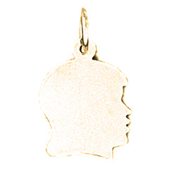 14K or 18K Gold Hand-cut Pendant