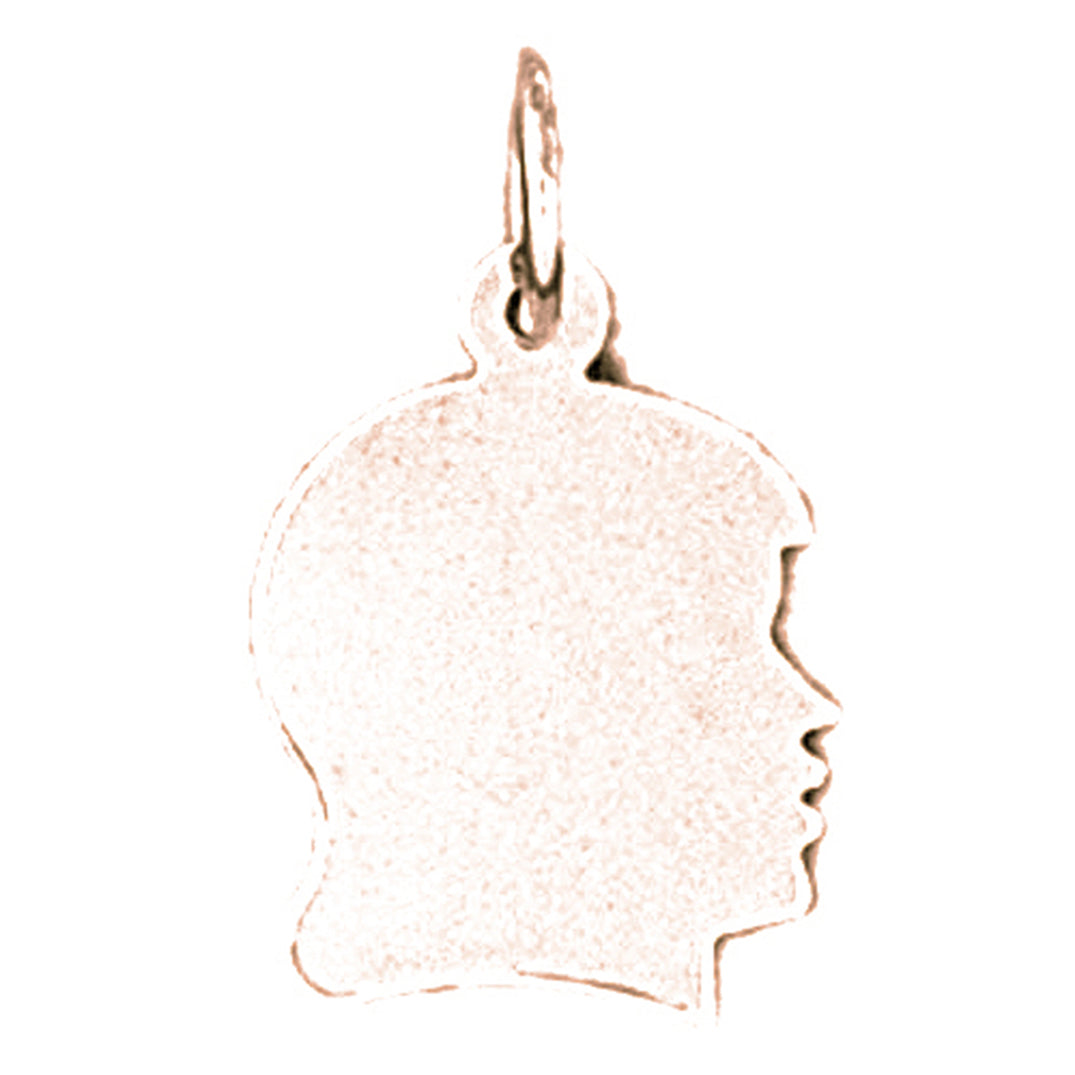 14K or 18K Gold Hand-cut Pendant