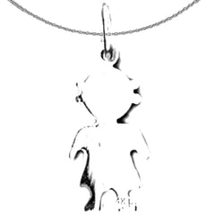 Handgeschliffener Anhänger aus 14 Karat oder 18 Karat Gold