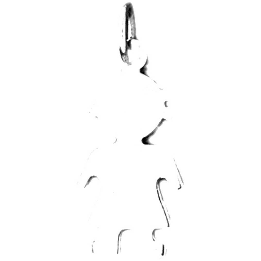 14K or 18K Gold Hand-cut Pendant