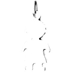 14K or 18K Gold Hand-cut Pendant