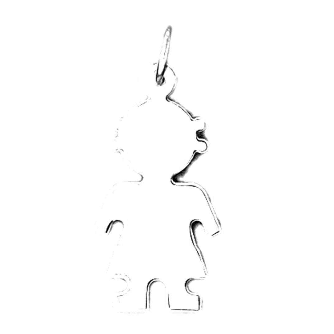 14K or 18K Gold Hand-cut Pendant