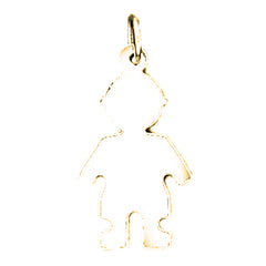 14K or 18K Gold Hand-cut Pendant