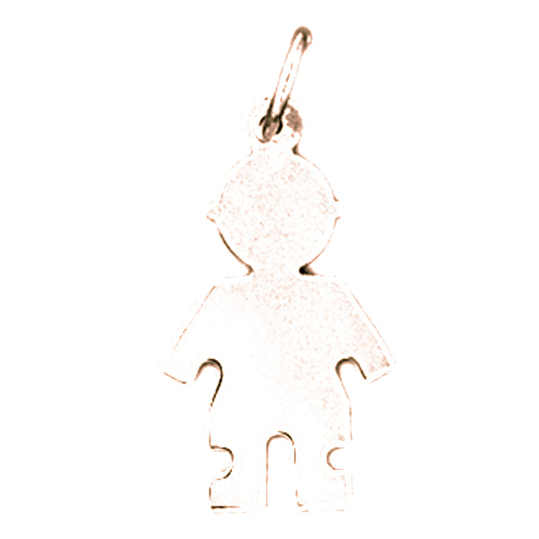 14K or 18K Gold Hand-cut Pendant