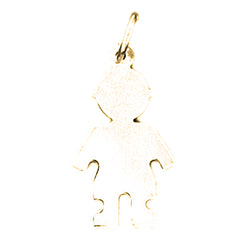 14K or 18K Gold Hand-cut Pendant