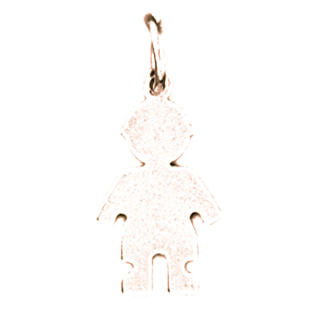 14K or 18K Gold Hand-cut Pendant