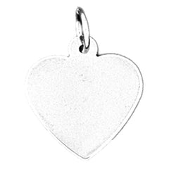 14K or 18K Gold Hand-cut Heart Pendant