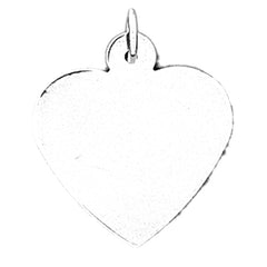 14K or 18K Gold Hand-cut Heart Pendant