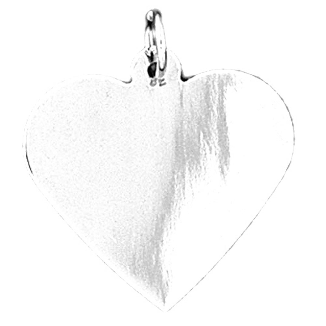 14K or 18K Gold Hand-cut Heart Pendant
