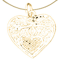 14K oder 18K Gold Mom Anhänger