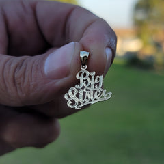 14K or 18K Gold Big Sister Pendant