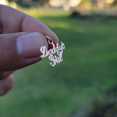 14K or 18K Gold Daddy's Girl Pendant