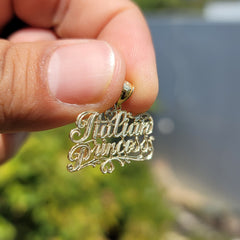 14K or 18K Gold Italian Princess Pendant