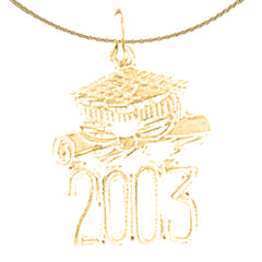 Anhänger Grad 2003 aus 14 Karat oder 18 Karat Gold