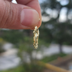 Zodíaco de Oro de 14K o 18K - Colgante Piscis