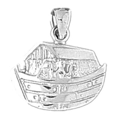 14K or 18K Gold Noah's Ark Pendant